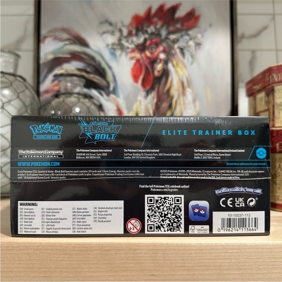 sv black bolt booster box Pokemon Black Bolt Booster Box main image 0